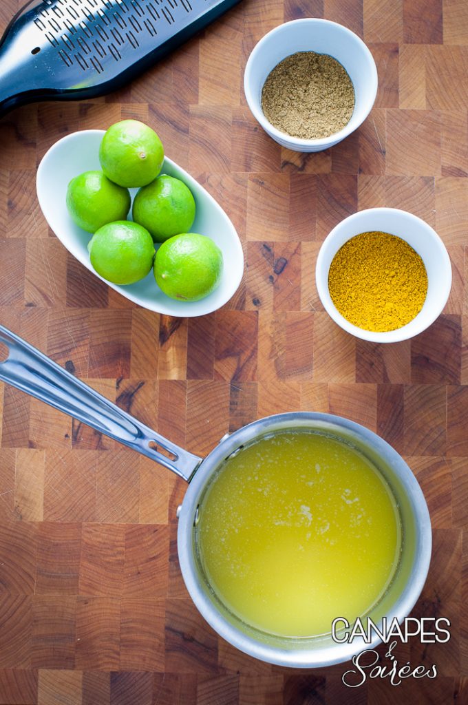 Ingredients for Curry Lime Cashews